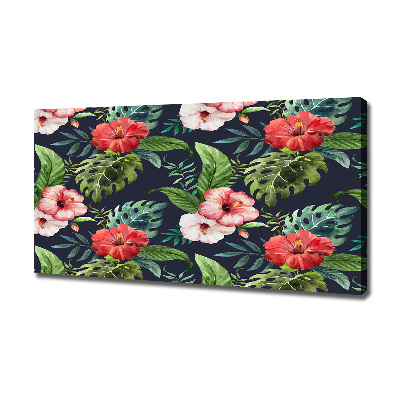 Quadro su tela Fiori tropicali