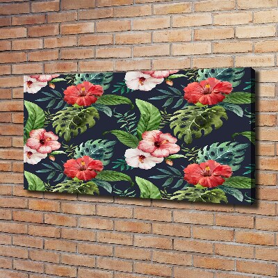 Quadro su tela Fiori tropicali