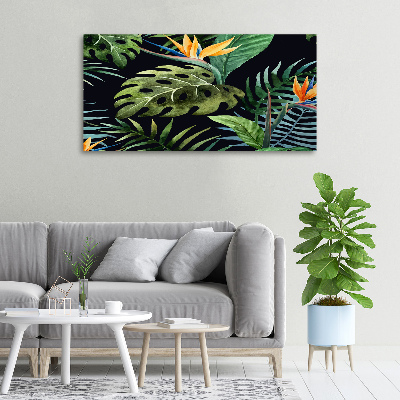 Quadro stampa su tela Fiori tropicali