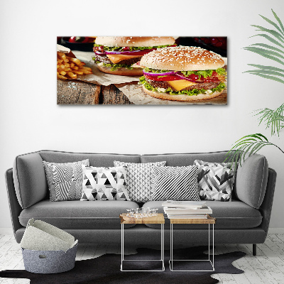 Quadro su tela Hamburger