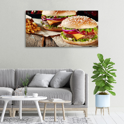 Quadro su tela Hamburger