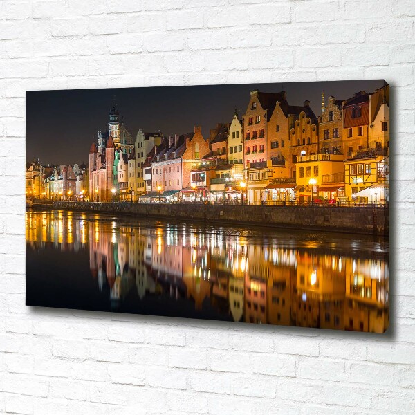 Quadro stampa su tela Danzica, Polonia