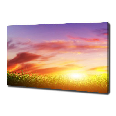 Foto quadro su tela Tramonto