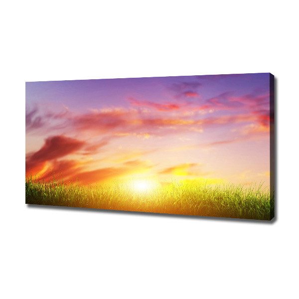 Foto quadro su tela Tramonto