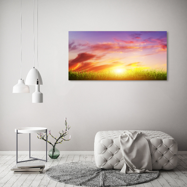 Foto quadro su tela Tramonto
