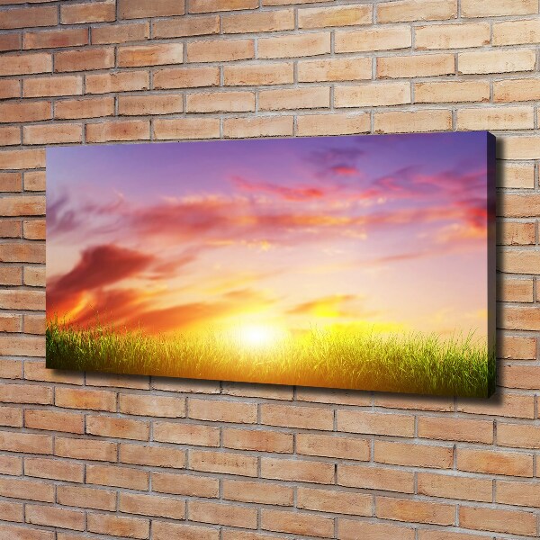 Foto quadro su tela Tramonto