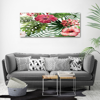 Quadro su tela Fiori tropicali