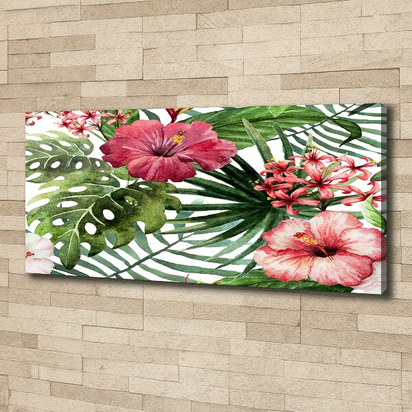 Quadro su tela Fiori tropicali