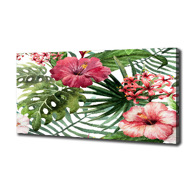 Quadro su tela Fiori tropicali