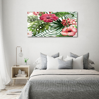 Quadro su tela Fiori tropicali