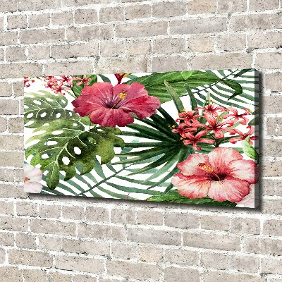 Quadro su tela Fiori tropicali