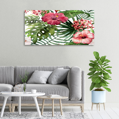 Quadro su tela Fiori tropicali