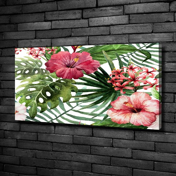 Quadro su tela Fiori tropicali