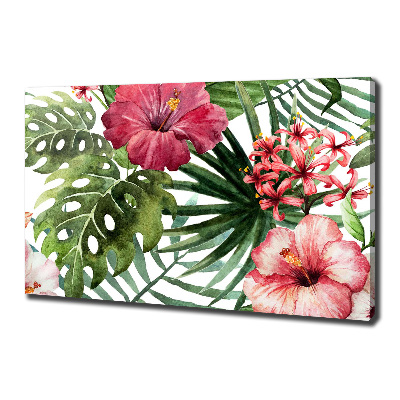 Quadro su tela Fiori tropicali