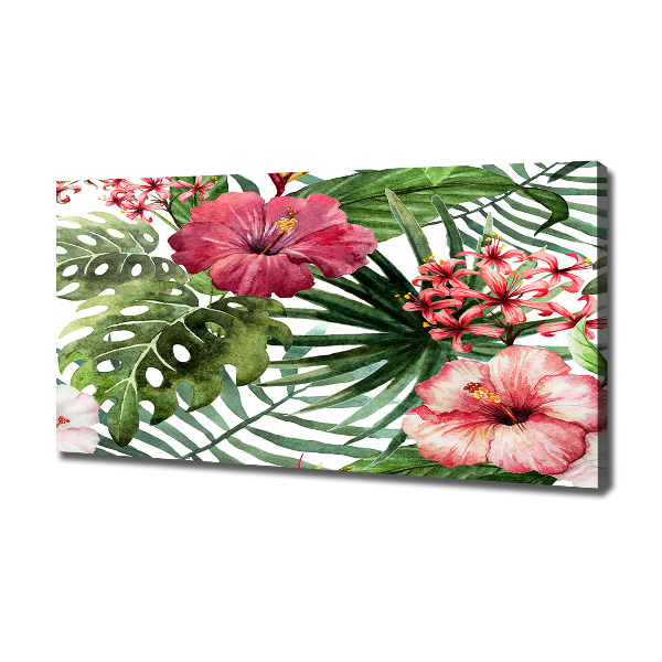 Quadro su tela Fiori tropicali