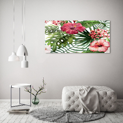 Quadro su tela Fiori tropicali