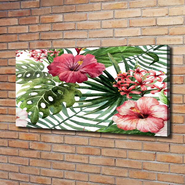 Quadro su tela Fiori tropicali