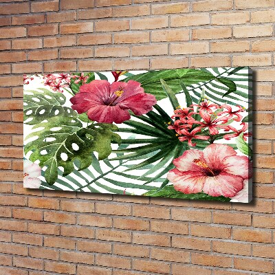 Quadro su tela Fiori tropicali