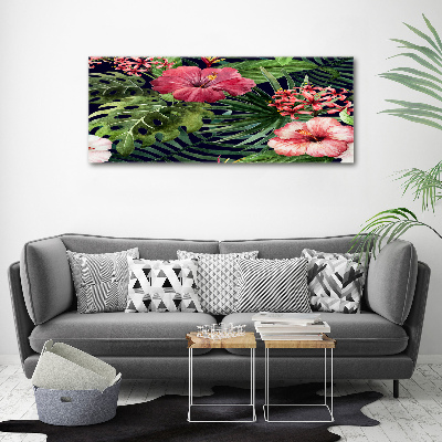 Foto quadro su tela Fiori tropicali
