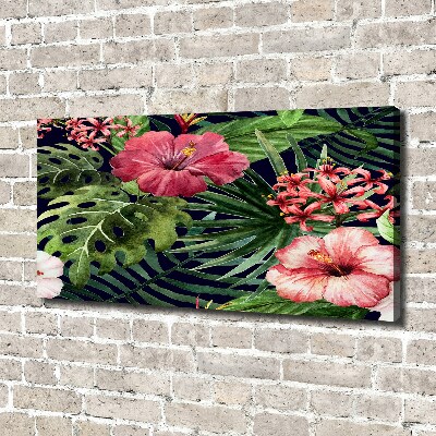Foto quadro su tela Fiori tropicali