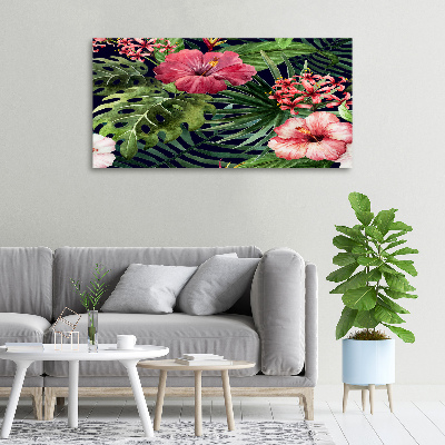 Foto quadro su tela Fiori tropicali