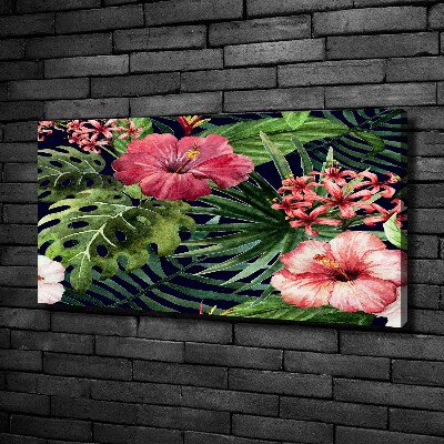 Foto quadro su tela Fiori tropicali