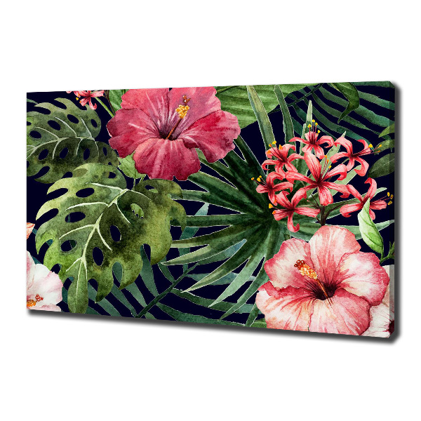 Foto quadro su tela Fiori tropicali