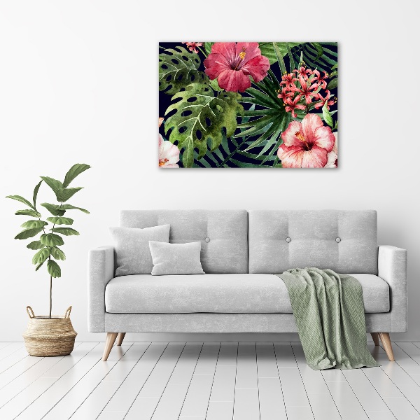 Foto quadro su tela Fiori tropicali