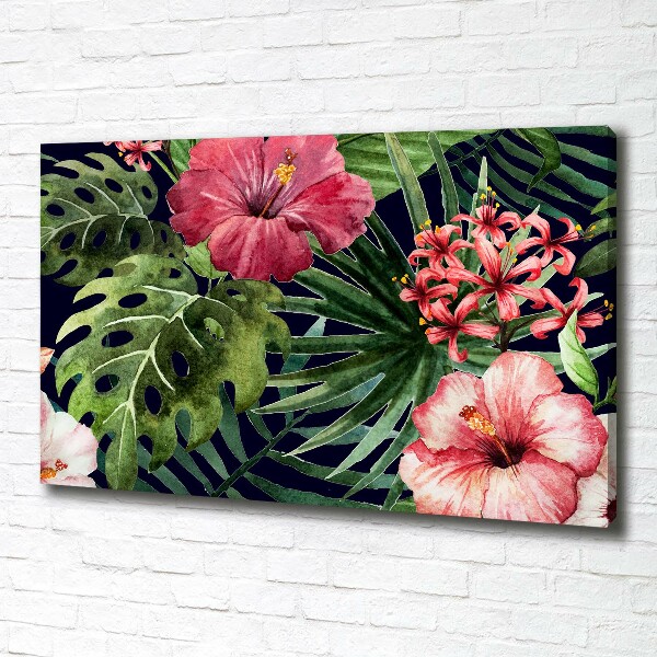 Foto quadro su tela Fiori tropicali