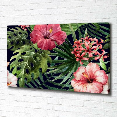 Foto quadro su tela Fiori tropicali
