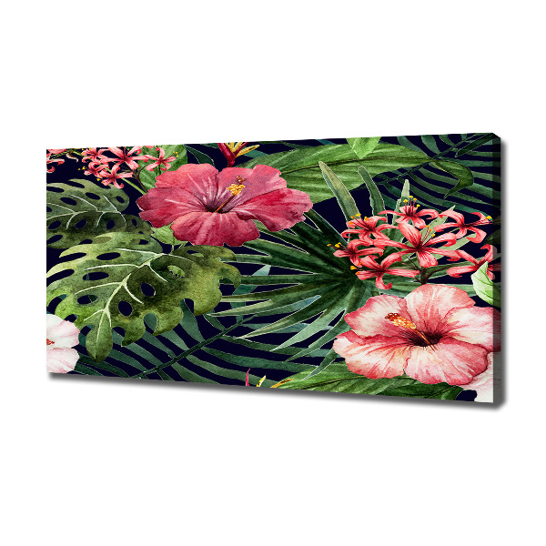 Foto quadro su tela Fiori tropicali