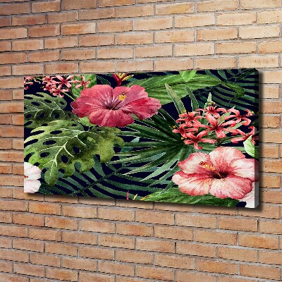 Foto quadro su tela Fiori tropicali