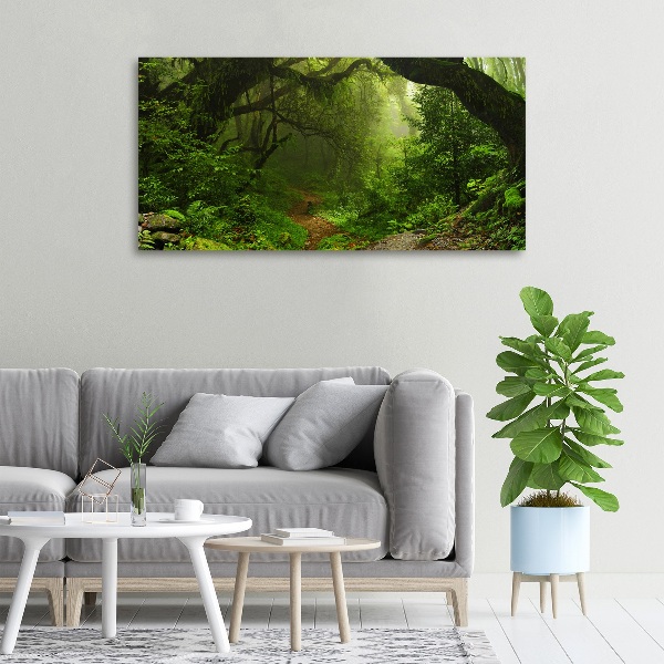 Quadro stampa su tela Giungla in Nepal