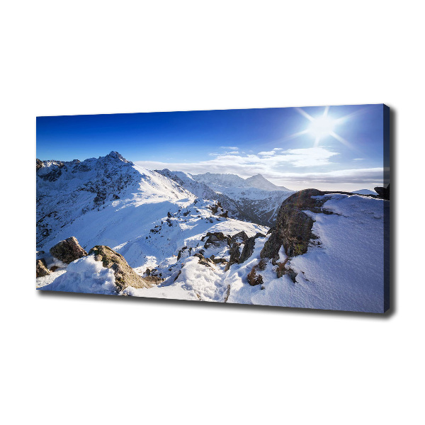 Foto quadro su tela Picco Tatra