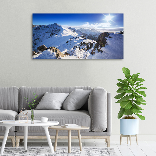 Foto quadro su tela Picco Tatra