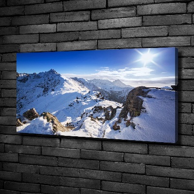 Foto quadro su tela Picco Tatra