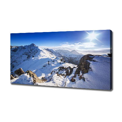 Foto quadro su tela Picco Tatra