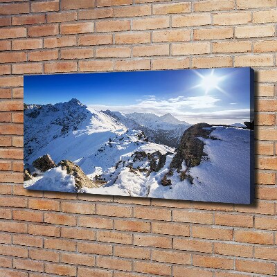 Foto quadro su tela Picco Tatra