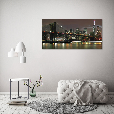 Quadro su tela New York di notte