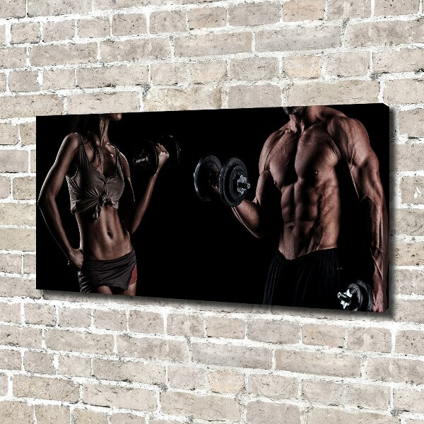 Quadro su tela Edificio sportivo