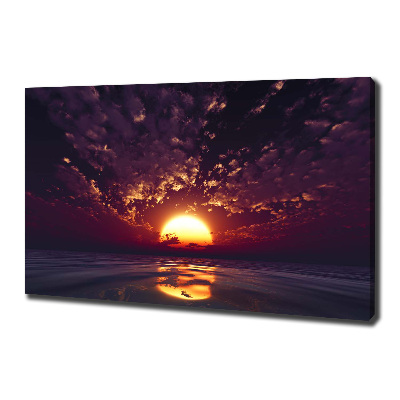 Quadro stampa su tela Tramonto