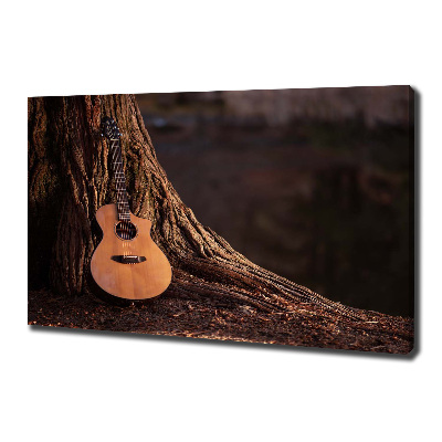 Quadro stampa su tela Chitarra acustica