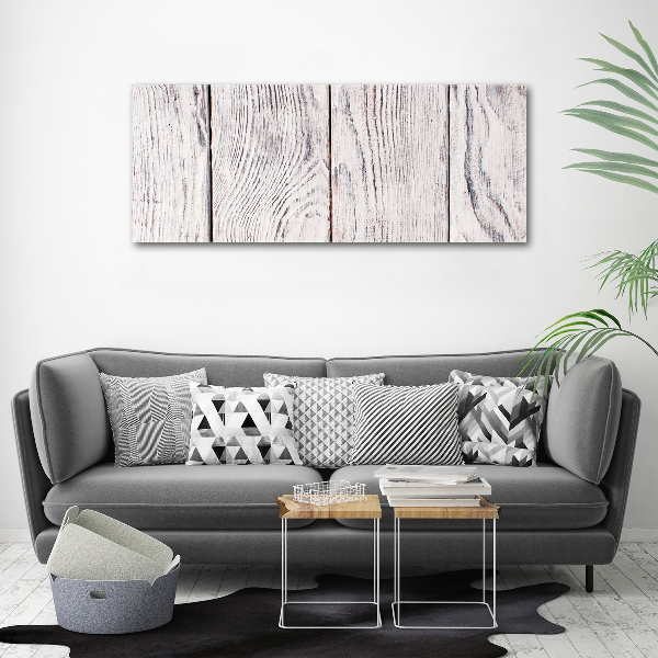 Foto quadro su tela Parete in legno