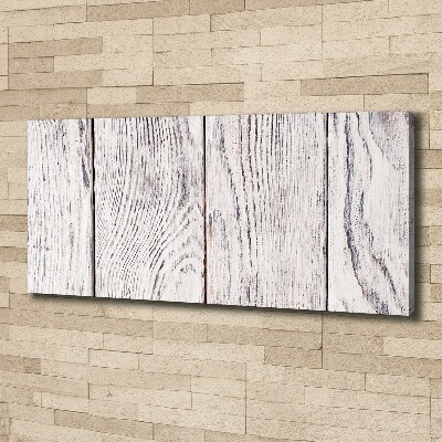 Foto quadro su tela Parete in legno