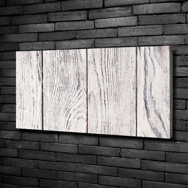 Foto quadro su tela Parete in legno