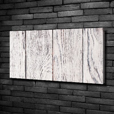 Foto quadro su tela Parete in legno