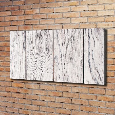 Foto quadro su tela Parete in legno