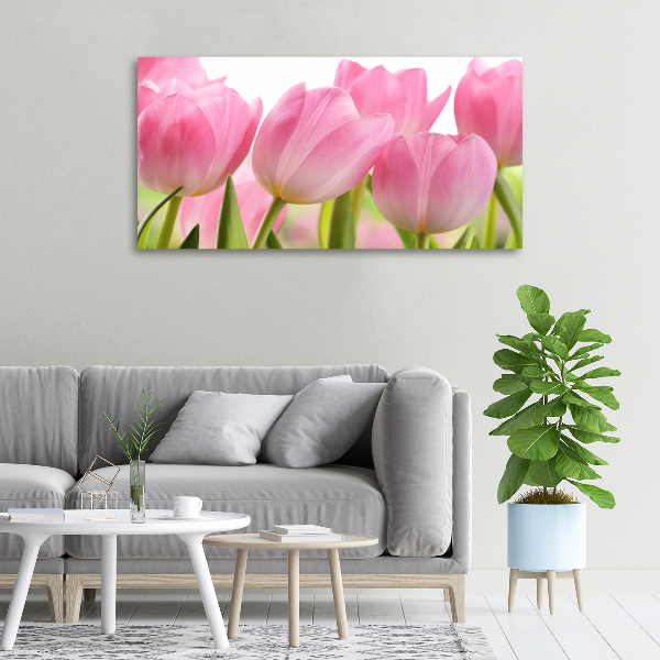 Quadro stampa su tela Giardino rosa