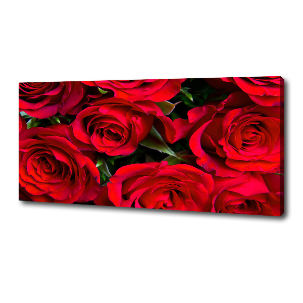 Quadro su tela Rose rosse