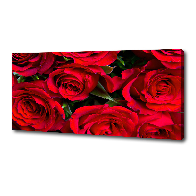 Quadro su tela Rose rosse